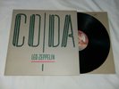 Led Zeppelin CODA Vinyl Record 1982 Swan Song NM Cleaned