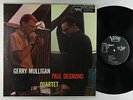 Gerry Mulligan & Paul Desmond Quartet - S/T LP - Verve - MG V-8246 Mono DG