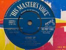 Michael Cox . Stand Up / In April . HMV POP 1065