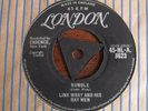 LINK WRAY AND HIS RAY MEN - RUMBLE THE SWAG 1958 UK LONDON 45-HL-8623 TRI CENTRE