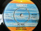 FRANKIE VALLI The Night - UK 1972 MOWEST MW 3024 Single Northern Soul Motown EX