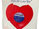 Pops, We Love You 12” Heart-Shaped Red Vinyl Record Motown  SEALED