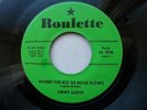 JIMMY LLOYD 45 'WHERE THE RIO DE ROSA FLOWS' USA ROULETTE 1957 ROCKABILLY 70S RE