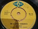 JOE WHITE - Try a little tenderness. UK Blue Cat 45'. 1968 rocksteady reggae.