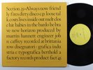SECTION 25 Always Now FACTORY LP VG+ uk die-cut cover with poster d