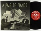 John Mehegan & Eddie Costa - A Pair Of Pianos LP - Savoy Mono DG RVG VG++