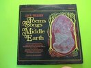 JRR TOLKIEN POEMS AND SONGS OF MIDDLE EARTH LP LORD OF THE RINGS THE HOBBIT