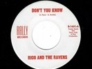 NORTHERN SOUL/GARAGE-RICO AND THE RAVENS-DON'T YOU KNOW/IN MY HEART-RALLY 1601