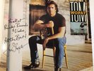Tom Wopat Signed Don't Look Back Luke Duke The Dukes of Hazzard Vinyl LP Record