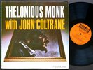 JOHN COLTRANE With THELONIOUS MONK LP JAZZLAND JLP-46 MONO Art Blakey Gigi Gryce