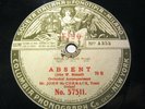 1907 John McCormack FONOTIPIA ODEON I sent my love two roses/ ABSENT 57506 57511