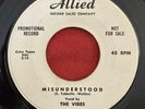 The Vibes - Misunderstood / Let The Old Folks Talk - Allied PROMO RARE DOOWOP 45