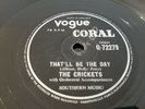 78rpm: Buddy Holly & The Crickets – That'll Be The Day - 1957 VG+