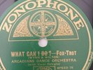 Zonophone 78 What Can I Do ,the love parade,acacias dance orchestra no 5582