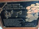 EDDIE COCHRAN MEMORIABLE BRASS PLAQUE