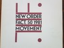 New Order Movement Vinyl US Repress No Barcode Factory Records