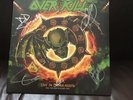 vinyl records- Overkill - Live In Overhausen- Signed- Feel The Fire , Volume Two