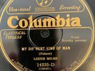 Columbia 14335D Lizzie Miles DIF'RENT KIND OF MAN 78rpm BLUES E+ KING OLIVER 28'