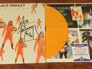ACE FREHLEY SIGNED SPACEMAN LP COLORED ORANGE VINYL BECKETT BAS KISS