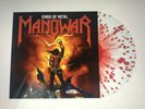 MANOWAR KINGS OF METAL WHITE / RED SPLATTER VINYL LP LIMITED auf 800