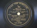 Beyle & Gresse Gounod Faust Single Side 78 RPM G&T G.C.-34127