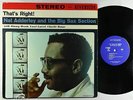 Nat Adderley - That's Right LP - Riverside - RLP 330
