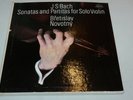 BRETISLAV NOVOTNY Bach Sonatas & Partitas For Solo VIOLIN Supraphon Stereo 3LP