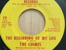 RARE HTF The Chimes - The Beginning Of My Life - Down To Earth Northern Soul 45