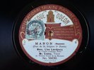 Lise Landouzy Soprano & Edouard Codou Tenor Massenet Manon 78 RPM Odeon 56030/31