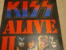 KISS Alive II 2 LP Gatefold Vinyl Record 1977 Record Good / Cover worn