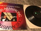 LOUIS ARMSTRONG WONDERFUL WORLD 1968 VINYL LP / EX CONDITION