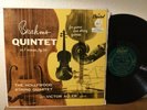 BRAHMS Quintet - Hollywood String Quartet LP EX, Capitol Classics P-8269