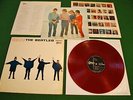 Beatles Help Japan LP 1st press 1965 red vinyl Odeon OP-7387 mit Poster