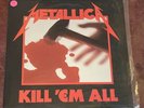 METALLICA Kill 'Em All MEGAFORCE LP VG+ 1st pressing Second Release Plays Nice