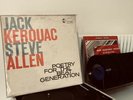 Jack Kerouac Steve Allen Poetry for the Beat Generation vinyl record LP Rare 12”