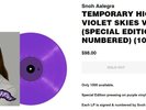 AUTOGRAPHED SIGNED Snoh Aalegra Temporary Highs in the Violet Skies Purple Vinyl