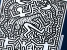 ORIGINAL 1983 KEITH HARING ART PRINT & VINYL LP EX RARE