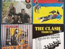 THE CLASH VINYL RECORDS X4 GIVE EM ENOUGH ROPE COMBAT ROCK CUT THE CRAP TRIBUTE