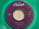 BEATLES RARE GREEN VINYL NEAR MINT NOWHERE MAN / WHAT GOES ON JUKEBOX 45 CEMA