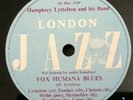 Humphrey Lyttelton And His Band - Vox Humana Blues / Elizabeth (Shellac, 10