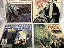 Disney Haunted House, Monster Mash, Sing Along With Drac Halloween Vinyl LP Lot