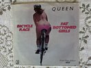 Queen Fat Bottomed Girls/Bicycle Race 7” vinyl with Picture Sleeve 1978 Ex/Ex