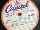 BUCK OWENS. 45 ACETATE Master. CAPITOL 1958. I Only Know I Love Her. Sweet Thing