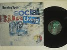 BURNING SPEAR SOCIAL LIVING BLOOD AND FIRE BAFLP 004 UK VINYL LP