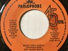 RARE Barbados PET SHOP BOYS West End Girls 45 A Man Could Get Arrested 7