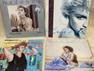 4 x Madonna Vinyl Records 12” Like a virgin True Blue Borderline. With 2 Posters