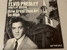 Elvis Presley Super RARE How Great Thou Art white label promo w/Picture Sleeve