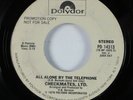 70s Soul 45 CHECKMATES, LTD. All Alone By The Telephone POLYDOR promo HEAR