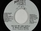 Modern Soul Boogie 45 CHARLES WILSON You Cut My Love Supply ALLEYCAT VG+ HEAR