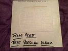 JUDAS PRIEST 79 UNLEASHED IN THE EAST WHITE LABEL TEST PRESSING WITH INFO SHEET.